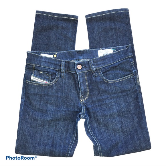 Diesel Livy Dark Wash Stretch Jeans - Picture 5 of 6